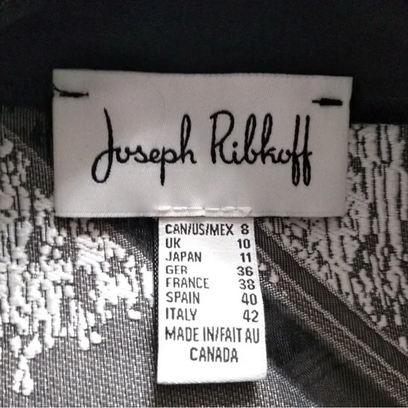 🌸 Joseph Ribkoff 8 abstract angle light jacket - Picture 5 of 5